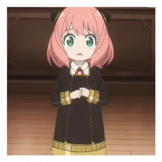 😄 Anya Forger Spy x Family Anime, Anya Forger, Spy x Family, Dibujo animado, Lindo, Chica, Fanart whatsapp sticker