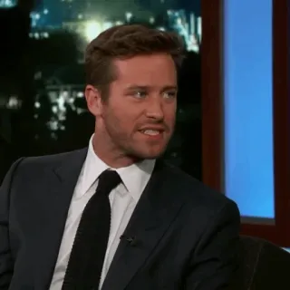 🥀 Armie Hammer diễn viên, người nổi tiếng, áo vest telegram sticker