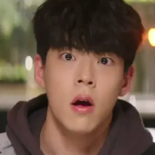 🤍 terkejut, kaget, korea, asia, pria, hoodie telegram sticker