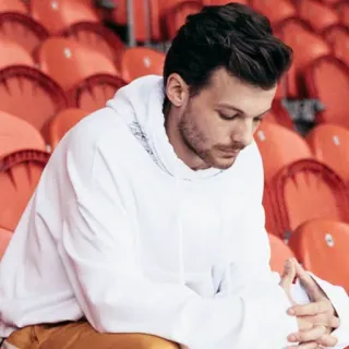 😞 Louis Tomlinson chanteur, célébrité, portrait, homme, One Direction telegram sticker