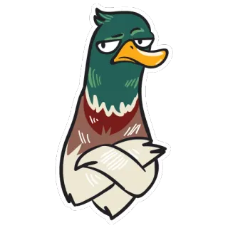 Quack-Quack by @zeligen7 telegram stickers