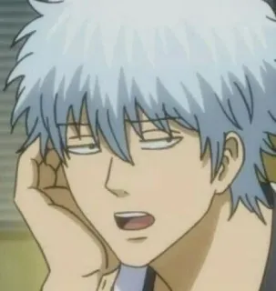 😒 Gintoki Sakata Gintama Аниме, Гинтама, Гинтоки, Персонаж, Манга whatsapp sticker
