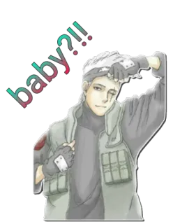 😉 baby?!! anime, cartoon, baby, male telegram sticker