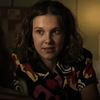 🧸 Eleven Stranger Things onze, stranger things, millie bobby brown, netflix, série tv telegram sticker