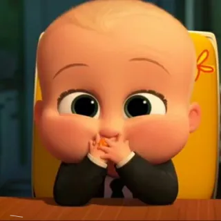 🤣 Boss Baby The Boss Baby Cartoon, Baby, Anzug, Boss Baby, Film, Figur telegram sticker