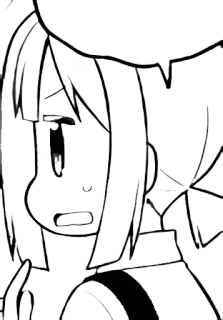 ⚪️ Anime, Ragazza, Cartone animato, Personaggio, Carino, Manga telegram sticker