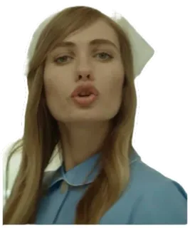 🌙 Frau, Krankenschwester, Medizinisch, Gesundheit, Person, Porträt telegram sticker