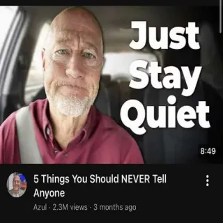 😱 null Just Stay Quiet 5 Things You Should NEVER Tell Anyone advice, self-help, privacy, communication, life lessons, wisdom, personal growth telegram sticker