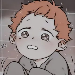 🪔 htc Anime, Smutny, Płacz, Dziecko telegram sticker