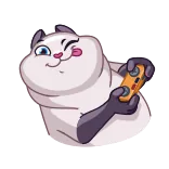 🎮 mèo, động vật, trò chơi, phim hoạt hình whatsapp sticker