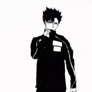 😂 Kuroo Tetsurou Haikyuu!! Anime, Manga, Kuroo Tetsurou, Haikyuu!!, Personnage, Illustration whatsapp sticker