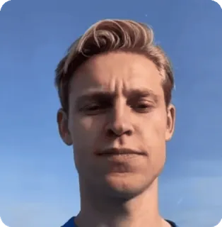 🤨 Frenkie de Jong FC Barcelona telegram sticker