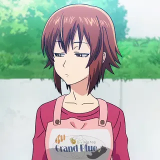 🌊 Grand Blue Anime, Mergulho, Mulher, Grand Blue Dreaming telegram sticker