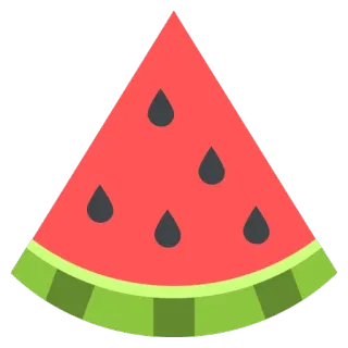 🍉 pastèque, fruit, nourriture, été, rafraîchissant whatsapp sticker