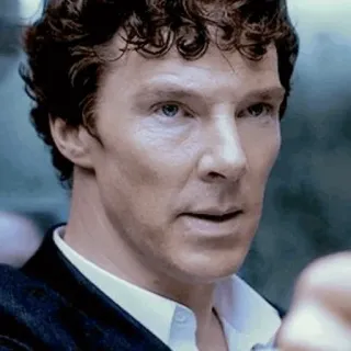 🔎 Sherlock Holmes Sherlock Sherlock, Benedict Cumberbatch, détective, BBC, série TV whatsapp sticker