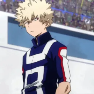 😶 Katsuki Bakugo My Hero Academia アニメ, 僕のヒーローアカデミア, 爆豪, 爆豪勝己, ヒロアカ, キャラクター telegram sticker