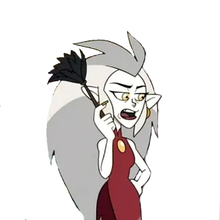 🧐 Eda Clawthorne The Owl House Eda, cartoon, The Owl House, witch, fantasy, animated telegram sticker