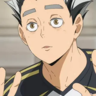 🤡 Koutarou Bokuto Haikyuu!! Anime, Haikyuu, Bokuto, Koutarou Bokuto, Siatkówka, Naklejka telegram sticker
