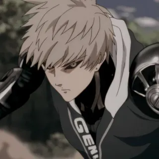 🥊 Genos One-Punch Man GENOS Anime, Cyborg, Genos, One-Punch Man, Bohater telegram sticker