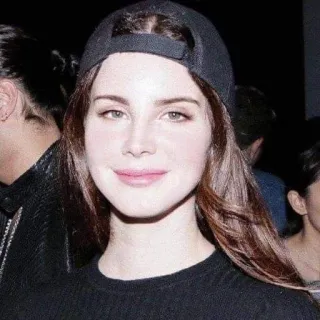 🍒 Lana Del Rey musician, singer, songwriter, hat, celebrity telegram sticker