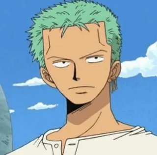 🪐 Roronoa Zoro One Piece аниме, ван пис, зоро, ророноа зоро, пират, мечник telegram sticker