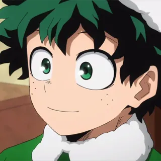 🥦 Izuku Midoriya My Hero Academia My Hero Academia, anime, manga, Izuku Midoriya, Deku, shonen telegram sticker