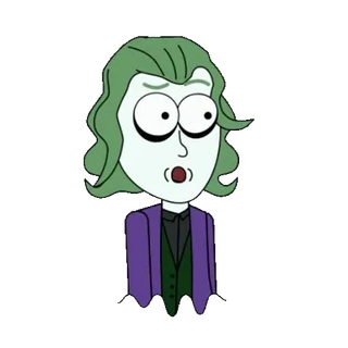 😳 Joker Joker, Penjahat, Kartun, DC Comics, Penjahat, Badut telegram sticker