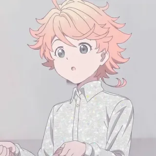 🍊 Emma Anime, Fille, Dessin animé, Mignon, Manga, Cheveux orange telegram sticker