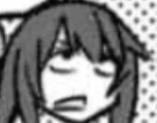 🙄 Anime, Manga, Ausdruck, Ekel, Irritation, gelangweilt telegram sticker