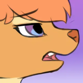 🤨 fictional furry character telegram sticker