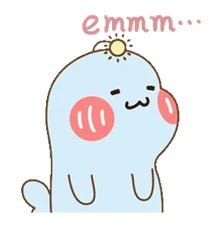 ☺️ Ehmm... 可爱, Q版, 动物, 搞笑, 卡通 telegram sticker