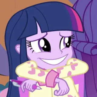 🌟 Twilight Sparkle My Little Pony Пони, Магия, Милый, Конный спорт, Мультфильм, Дружба telegram sticker