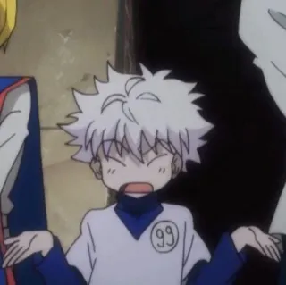 💞 Killua Zoldyck Hunter x Hunter Anime, Hunter x Hunter, Killua, Killua Zoldyck, Personaggio anime, Sticker, Meme telegram sticker