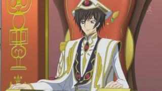 😊 Lelouch Lamperouge Code Geass Anime, König, Thron, Lelouch, Code Geass, Charakter telegram sticker