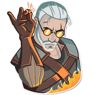 witcher_pack telegram stickers