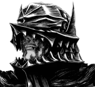 💥 Guts Berserk Anime, Berserk, Manga, Áo giáp, Guts telegram sticker