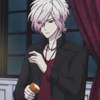 🥢 Ayato Sakamaki Diabolik Lovers Anime, Vampir, Karakter, Pria whatsapp sticker