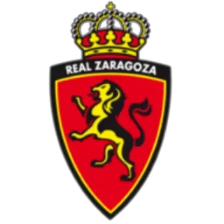 ⚽ REAL ZARAGOZA Real Zaragoza, sepak bola, sepak bola, lambang, singa, Spanyol, tim olahraga telegram sticker