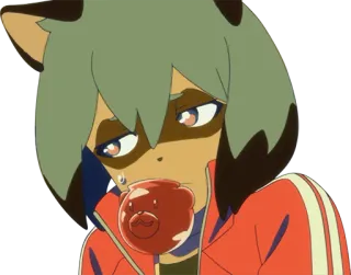 😓 Michiru Kagemori BNA Anime, Chica, Tanuki, BNA, Michiru, Kagemori whatsapp sticker
