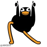 🕺 @ARC02T vogel, tier, lustig, tanzen, cartoon telegram sticker