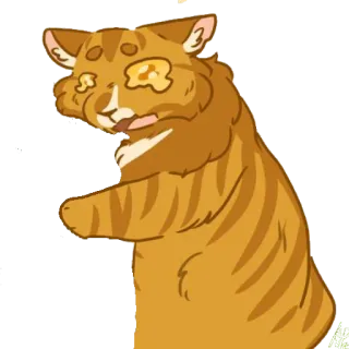 😥 Katze, Cartoon, Tier telegram sticker