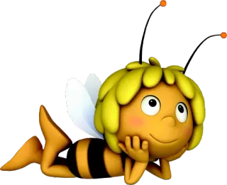 😸 Maya the Bee Майя пчелка, мультфильм, пчела, животное, милый whatsapp sticker