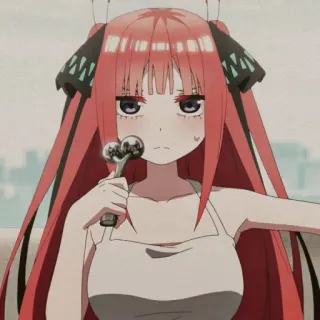 🌿 Anime, Garota, Fofa, Cabelo Ruivo whatsapp sticker