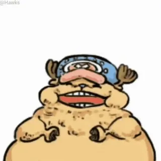 🤤 Tony Tony Chopper One Piece one piece, anime, chopper, tony tony chopper, gracioso, dibujos animados telegram sticker