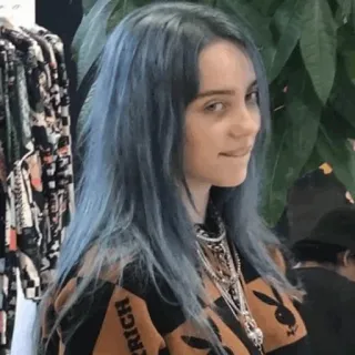 🌊 Billie Eilish billie eilish, piosenkarka, celebrytka, muzyk telegram sticker