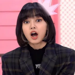 🤨 WE NO lisa, blackpink, kpop, moda, cantora, mulher, coroa telegram sticker