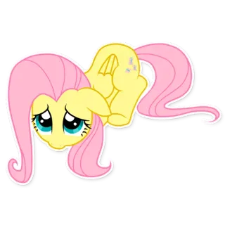 😔 Fluttershy My Little Pony Cartoon, Pony, Fluttershy, My Little Pony, Freundschaft ist Magie telegram sticker