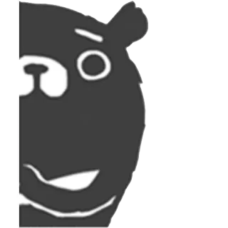 😮 oso, animal, dibujos animados, lindo, mascota telegram sticker