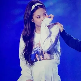 😭 Jennie Jennie Kim, K-Pop, zangeres, beroemdheid, Blackpink telegram sticker