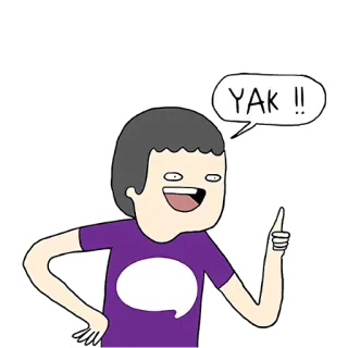 👍 YAK !! telegram sticker